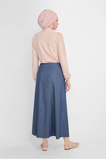 TRENDTESETTÜR Women's Powder Lace Bluz 40688