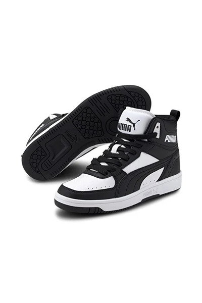 Puma Rebound Joy Jr Unisex Sneaker Ayakkabı SİYAH BEYAZ