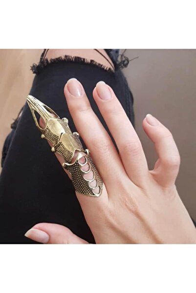 Pursehuit Inel auriu, stil dragon, pe tot degetul, Nanett C3