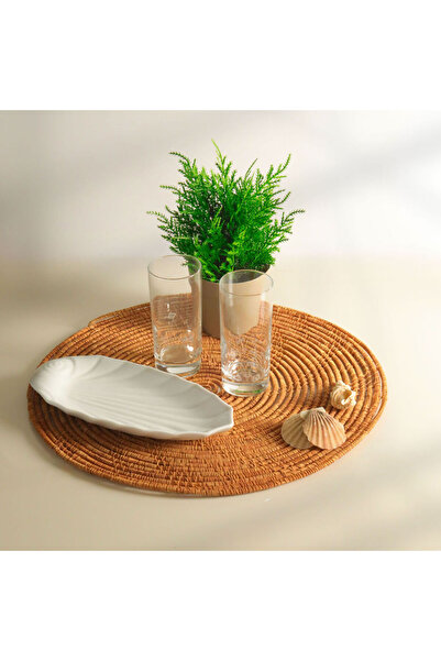 Güral Porselen Güral Glass Small Size Stoned 6-Piece Soft Drink Glass Set 11187