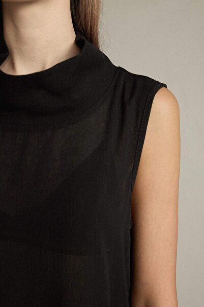 DeFacto Αμάνικη μπλούζα Relax Fit ζιβάγκο Twill G0239AX25SM