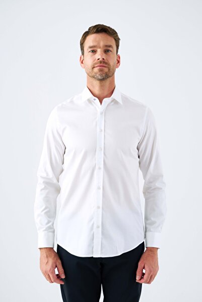 Paşahan Πουκάμισο Lycra Dobby Comfort Fit