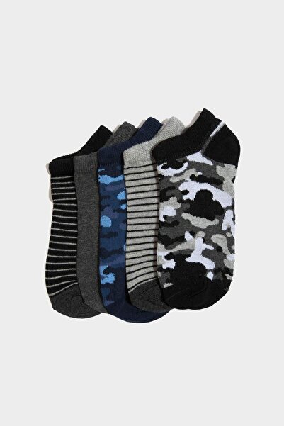 DeFacto 5-пакет памучни чорапи за момчета F4703A8NS