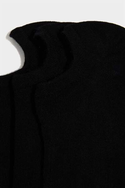 DeFacto Мъжки безшевни 3-пакетни бамбукови чорапи за маратонки F5323AXNS