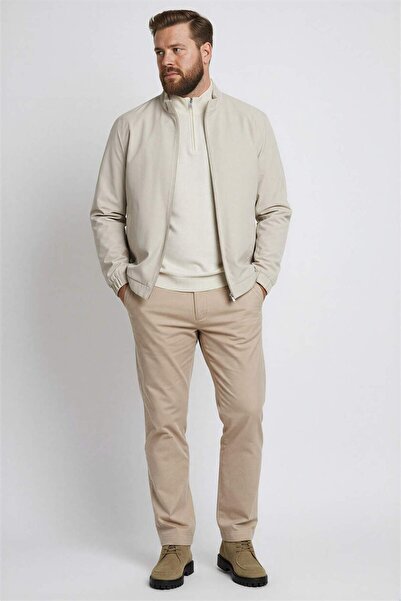 DeFacto Регулярний крій, прямий комір, застібка-блискавка, кишені, сезонний весняний пальто D6330AX25SP