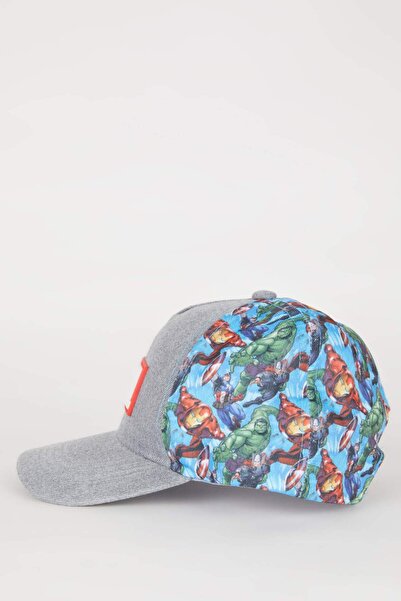 DeFacto Boy's Marvel Avengers Printed Cap Hat C0546A825Sm