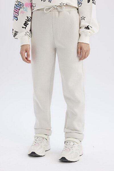 DeFacto Dívčí tepláky s elastickým pasem v mrkvovém střihu - Carrot Fit D3203A824WN