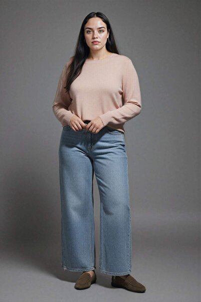 DeFacto Πλεκτό πουλόβερ με κανονική εφαρμογή Crew Neck F7091AZ25WN