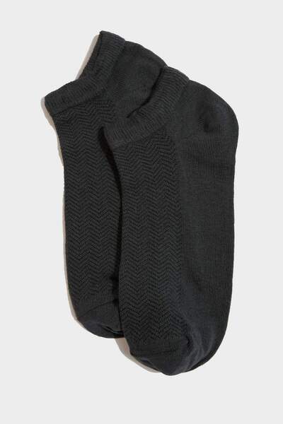 DeFacto Men's 5-Pack Cotton Booties Socks F5273Axns