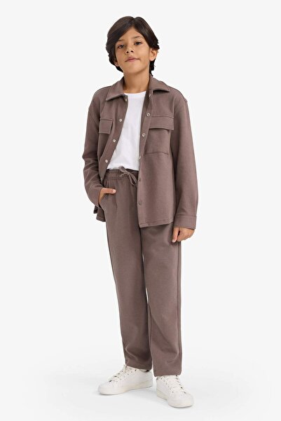 DeFacto Boy's Elastic Waist Standard Leg Trousers G3727A825Au