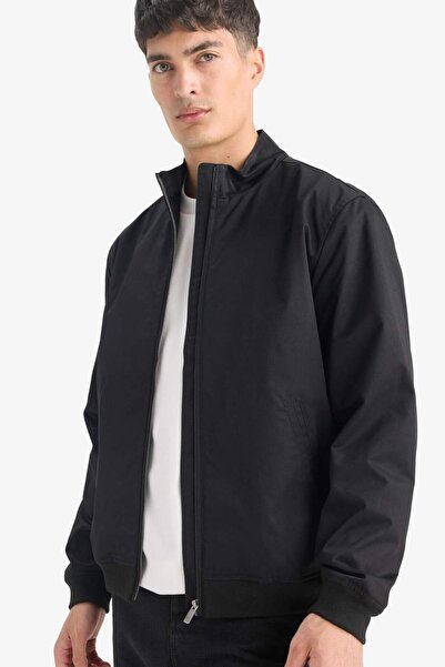 DeFacto Stand Collar Slim Fit Coat - D1238Ax24Wn