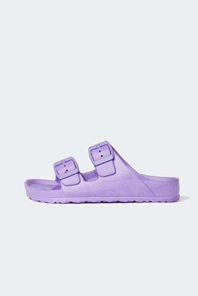 DeFacto Κοριτσίστικες παντόφλες με διπλό λουράκι Eva T4067A623SM