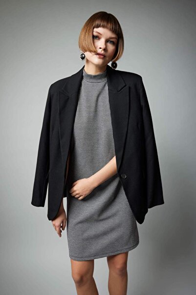 DeFacto B0490ax23au Model - Oversize Blazer Jacket