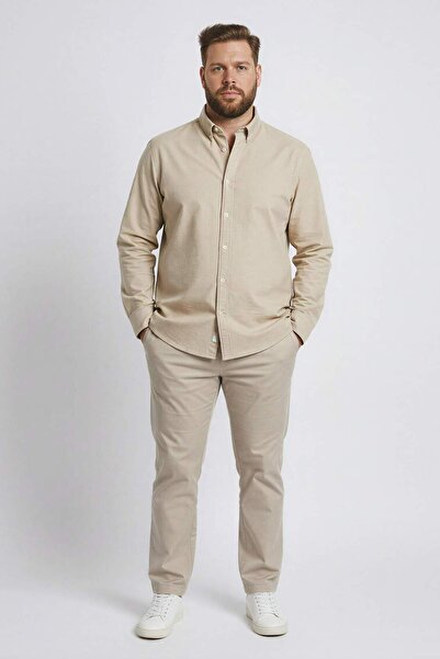 DeFacto Βαμβακερό μακρυμάνικο πουκάμισο με κανονική εφαρμογή E8112AX25AU