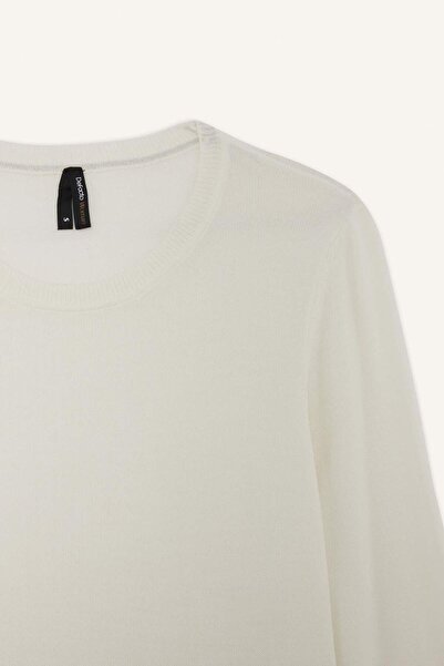 DeFacto Basic Kerek Nyakú Relax Fit Extra Puha Kasmír Texturált Kötött Pulóver F7091AZ20AU