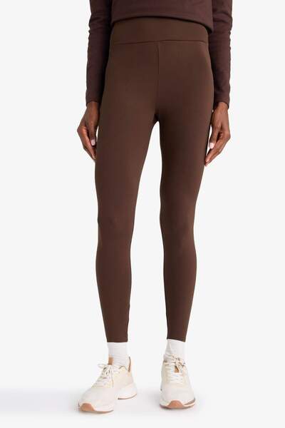 DeFacto DefactoFit Ανακουφιστικό κολάν ψηλόμεσο με μαλακό χνούδι που αγκαλιάζει τη μέση Basic ίσιο αθλητικό κολάν W8206AZ25AU