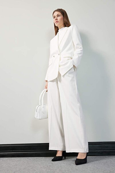 DeFacto Baggy Fit Kapsy na zip Vysoký pas Kalhoty standardní délky E7238AX25SP