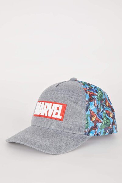 DeFacto Boy's Marvel Avengers Printed Cap Hat C0546A825Sm
