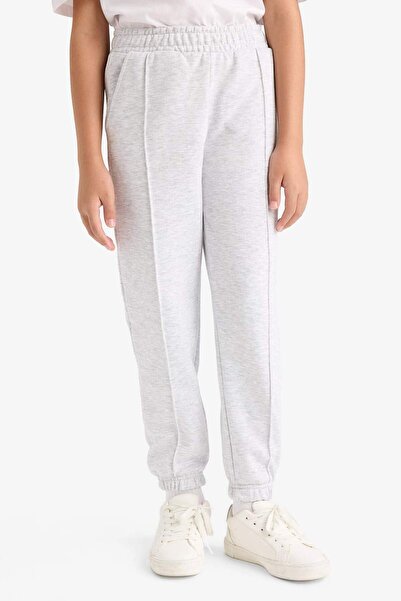 DeFacto Κοριτσίστικο ελαστικό στη μέση Basic Solid School Jogger Sweatpants X9036A625AU