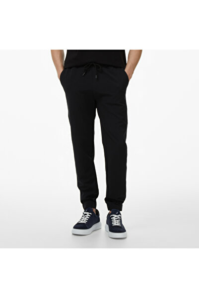 Nautica Ανδρικό μαύρο παντελόνι κλασικής εφαρμογής