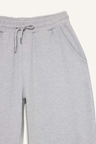 DeFacto Wide Leg Belted Lace-Up Pocketed Sweatpants E1998Ax25Wn