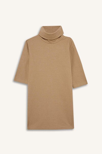 DeFacto Μίνι φόρεμα με ζιβάγκο με μισό μανίκι G3793AX25WN