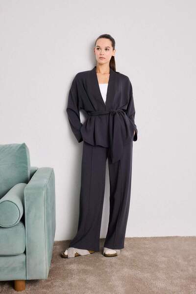 DeFacto Modal Kimono Jacket-Fall in Love Loungewear G0003Ax25Wn