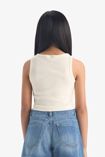 DeFacto Girl's Crew Neck Printed Athlete C4717A824SM