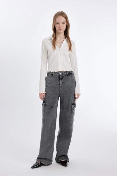 DeFacto Cămașă crop cu mânecă lungă Coool A0012AX23AU