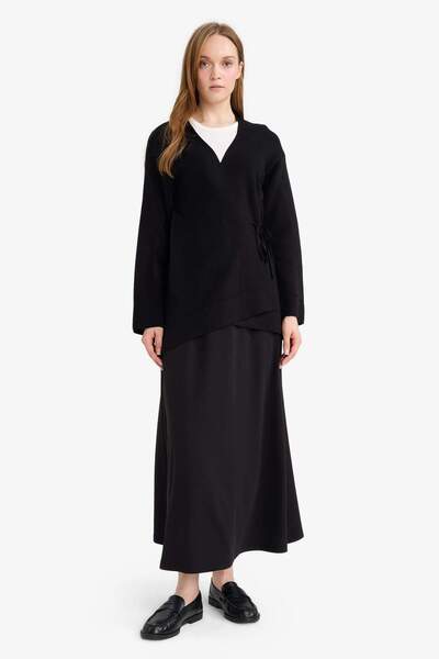 DeFacto Potápěčská krepová sukně A-Line