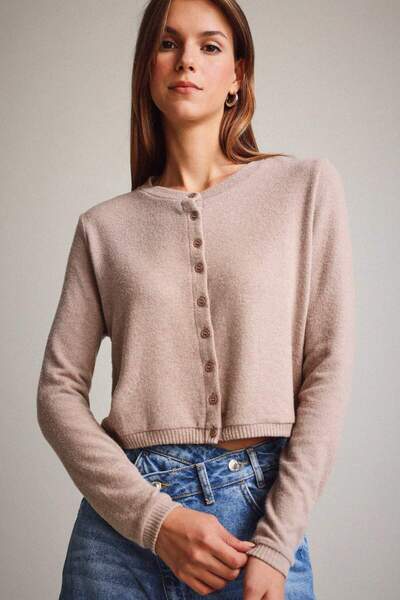 DeFacto Buttoned Knitwear Cardigan G3326Ax25Wn