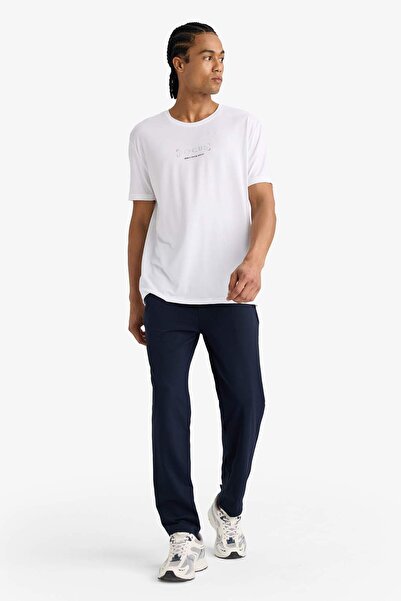 DeFacto DeFactoFit Slim Fit Στάνταρ Ποδαράκι Πολυλειτουργικό Ultrastrech Sportsman Jogger D7238AX25SP