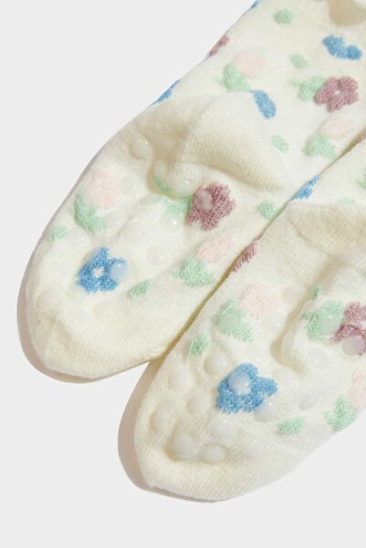 DeFacto Детски дълги памучни чорапи с неплъзгаща се подметка, 5 чифта, F6729A5NS