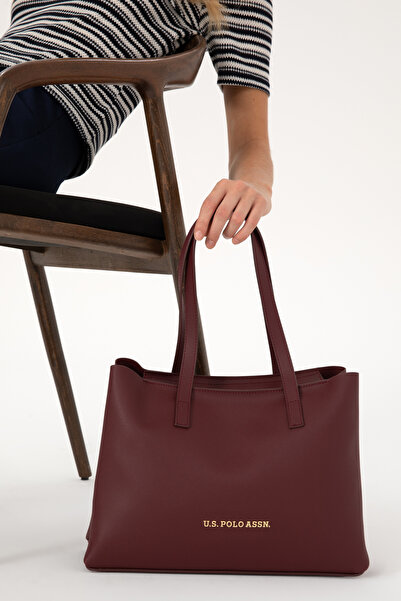 U.S. Polo Assn. Women's Burgundy Shoulder Bag 50317822-Vr014
