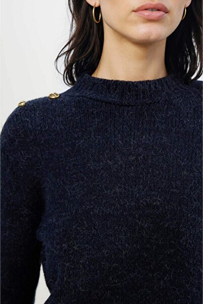 DeFacto Regular Fit Weicher Strukturierter Rundhals-Pullover C9075AX24WN