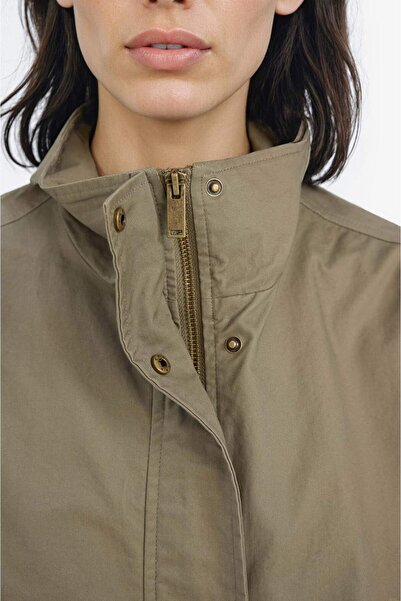 DeFacto Waterproof Relax Fit Cotton Zippered Coat E8609Ax25Au