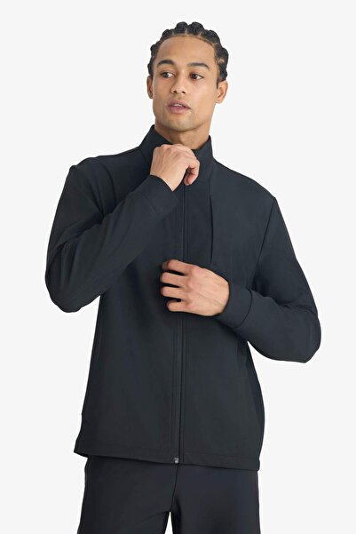 DeFacto Defactofit Standard Fit Stand Collar Zippered Sweatshirt F7635Ax25Au