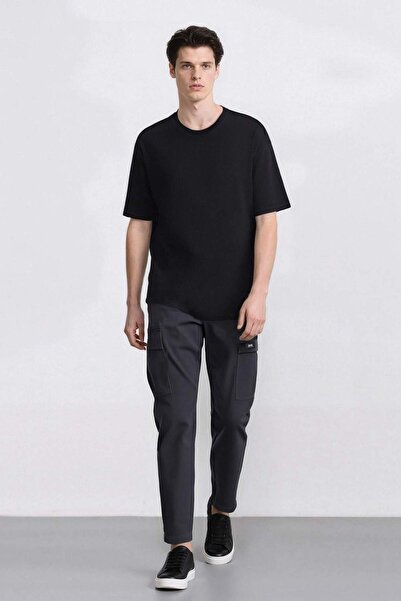 DeFacto Relax Fit Παντελόνι ίσιο πόδι με τσέπες Cargo D5967AX25SP