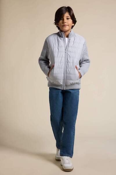 DeFacto Pantaloni de blugi pentru băiat, cu picioare drepte, F0455A825AU