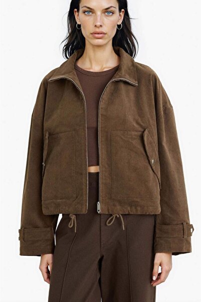 DeFacto Waterproof Regular Fit Cotton Zipper Coat E8692Ax25Au