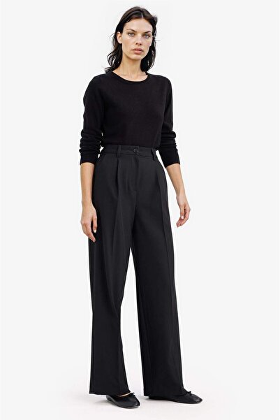 DeFacto Pulover de bază cu gât crew, cu potrivire relaxată, extra moale, tricotaj texturat din cașmir F7091AZ20AU