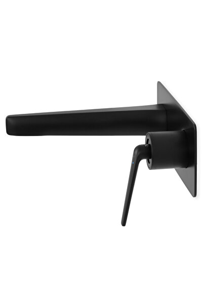 Maison Mex Built-in washbasin mixer, NAOMI, L.21.5 l.21/9.4 H.9 cm, black