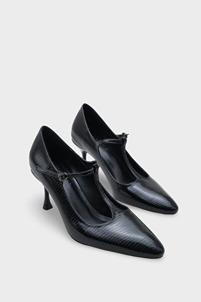 Capone Outfitters Laurel Mid-Heeled Strappy Snake Print Women's Shoes