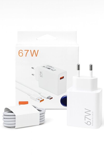 nicefrog Xiaomi Mi 67W Turbo Hızlı Şarj Aleti Adaptör Kablo Set