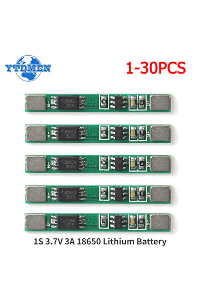 YTDMEN 10 قطع 1-30 قطعة 1 ثانية 3.7 فولت 3 أمبير 18650 بطارية ليثيوم شحن زائد...