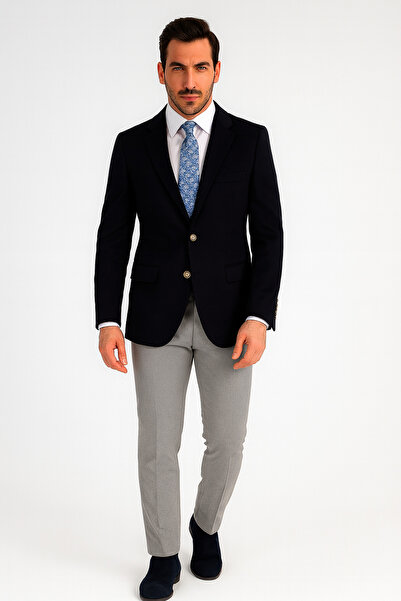 BLU %100 Kaşmir Klasik Ceket