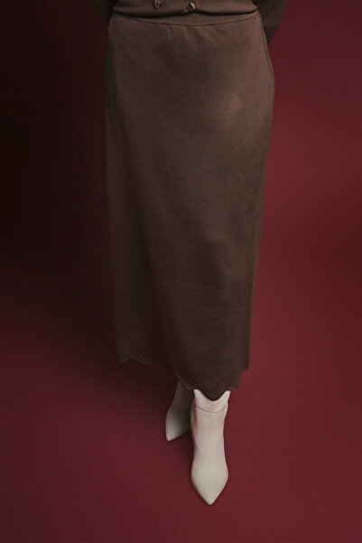 Armine Asymmetrical Cut Skirted Knitwear Set (Slim-Fit)