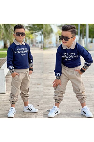 ARBABAG&ACCESSORY DARK BLUE-VISON BOY KOMFORTNÍ DVOJITÁ SADA