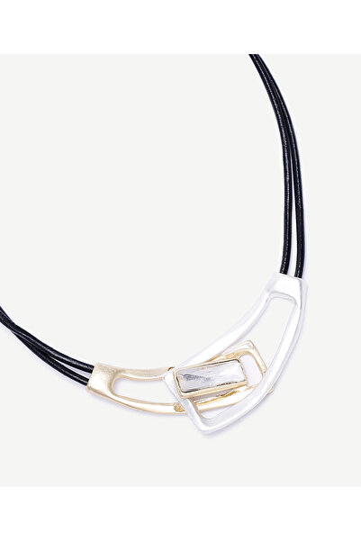 Yargıcı Metal Uç Detaylı Kolye