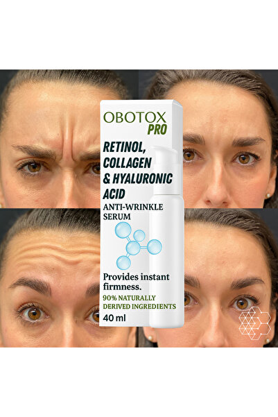 OBOTOX Botoks Etkili Krem, Yaşlanma Ve Kırışıklık Karşıtı Krem, Botoks Yüz Kr...